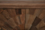 Midas Small Recycled Elm Wood 2 Door Cabinet