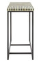 Boho Mango Wood with Bone Inlay Console Table
