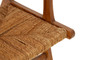 Lovina Wood and Natural Rattan Armchair