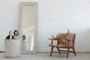 Lovina Wood and Natural Rattan Armchair
