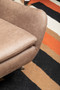 Harold Brown Leather Effect Swivel Chair