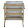 Harry Grey Linen Oak Frame Armchair