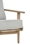 Harry Grey Linen Oak Frame Armchair