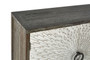 Milan Grey Wash Recycled Elm Wood 4 Door Sideboard