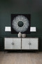 Milan Grey Wash Recycled Elm Wood 4 Door Sideboard