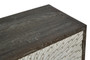 Milan Grey Wash Recycled Elm Wood 4 Door Sideboard