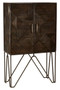 Saira Carved Mango Wood Cabinet