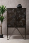 Saira Carved Mango Wood Cabinet