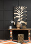 Kerala Recycled Natural Wood Console Table with Curved Legs
