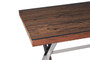 Kerala Natural Recycled Wood Dining Table With Cross Base
