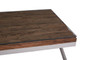 Kerala Natural Recycled Wood Coffee Table With Cross Base