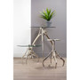 Maxi Crank Mechanism Metal/Glass Table Maxi Crank Mechanism Metal/Glass Table