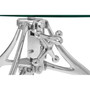 Maxi Crank Mechanism Metal/Glass Table Maxi Crank Mechanism Metal/Glass Table