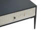 Luxor Grey Wash Recycled Pine Wood Coffee Table with Drawers