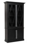 Lyon Black Oak Wood Tall Cabinet