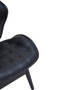 Vinsi Black Leather Effect Chair