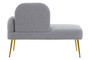 Heather Grey Right Hand Chaise Longue