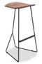 Nandri Acacia Wood with Black Frame Bar Stool