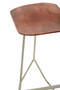 Nandri Acacia Wood with Antique Silver Frame Bar Stool