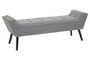Alea Grey Fabric Bench