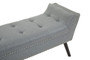 Alea Grey Fabric Bench