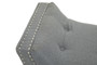 Alea Grey Fabric Bench