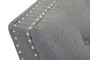 Alea Grey Fabric Bench