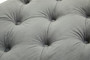 Alea Grey Velvet Button Tufted Bench