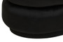Hartford Black Velvet Oval Pouffe