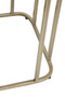 Ella Gold Side Table with Mirror Top