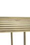 Ella Gold Side Table with Mirror Top