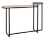 Cercle Smoked Mirror 2 Tier Console Table