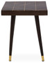 Naro Mango Wood and Gold Tip Legs Side Table