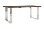 Hampstead Natural and Silver Dining Table
