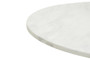 Azalea Round White Marble Top Dining Table