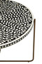 Fusion Bone Inlay Round Coffee Table