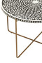Fusion Bone Inlay Round Coffee Table