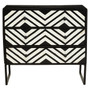 Fusion Three Drawer Chest with Bone Inlay