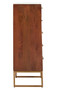Gaya Mango Wood Chest of 5 Drawers