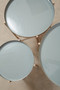 Corra Grey Enamel Top Set Of Three Side Tables