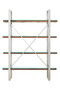 Kerala Natural Recycled  Wood Four Tier Shelf Unit