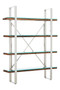 Kerala Natural Recycled  Wood Four Tier Shelf Unit