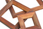 Pazel Acacia Wood 3 Piece Square Trivet Set