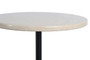 Merida Cream Marble Top and Base Round Side Table