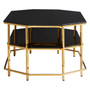 Arezzo Black Tempered Glass Coffee Table