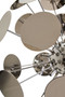 Maren Chrome Finish Disc Floor Lamp Seconds