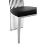 Eliza Silver Finish Dining Chair