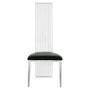 Eliza Silver Finish Dining Chair