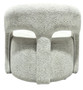 Monza Natural Jacquard Design Curved Statement Chair