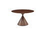 Branden Walnut Wood Effect Top Round Dining Table